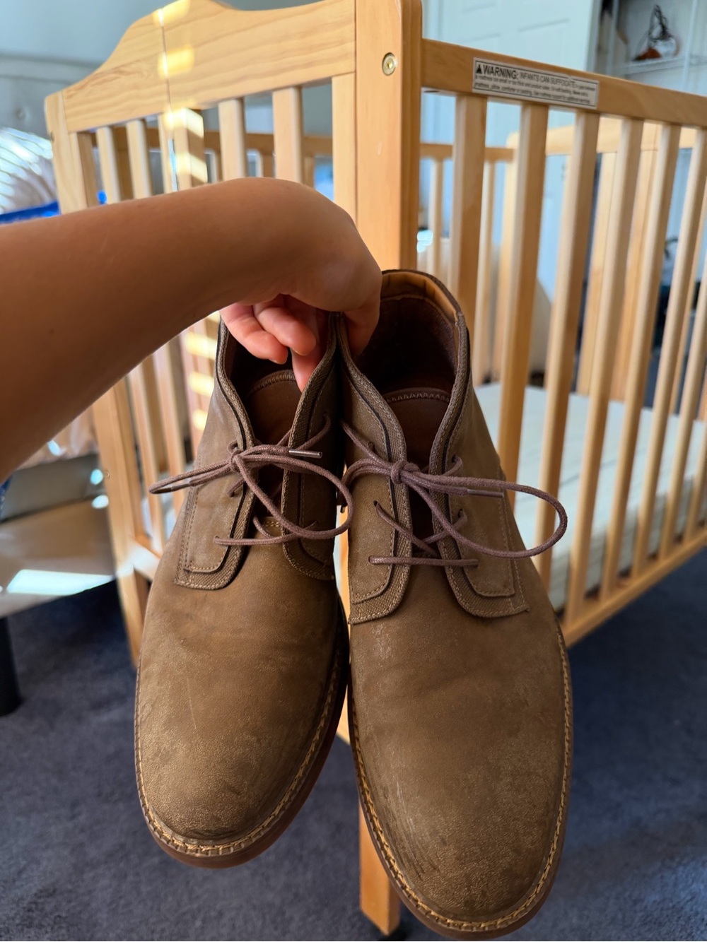 Seven7 Men's Brown Suede Chukka Boots